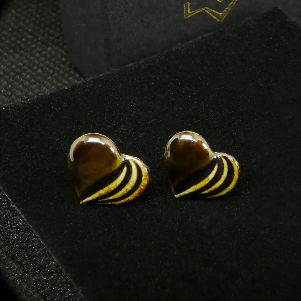 Handcrafted Porcelain Ceramic Stud Earrings